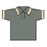 Classic Olive  Stone cuello rayado